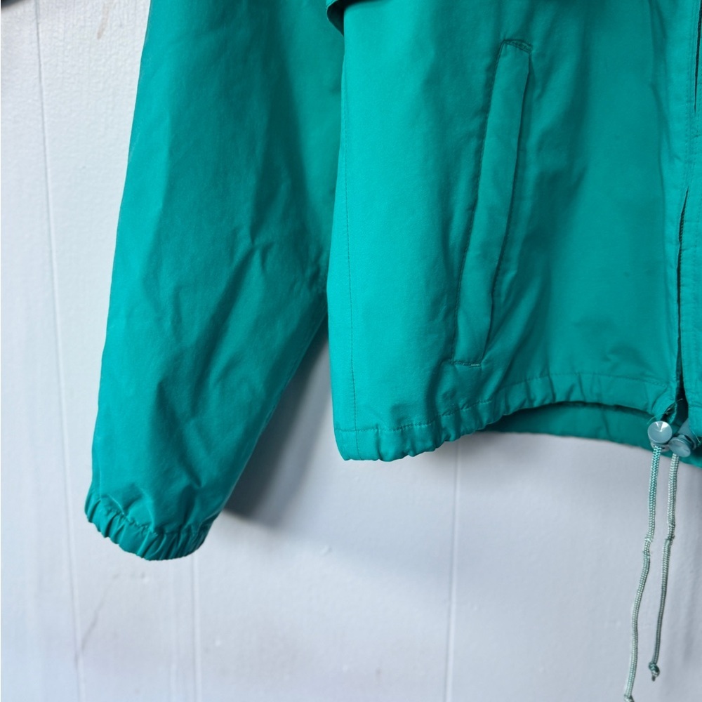 Vintage Eddie Bauer Gore-Tex Jacket Mens Small Teal Green Outdoor Anorak ✨ - Picture 9 of 14